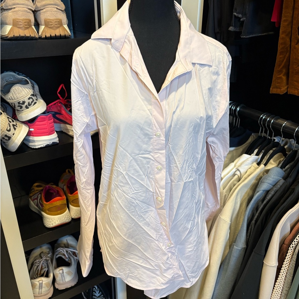 Express Men's Light Pink Dress Shirt